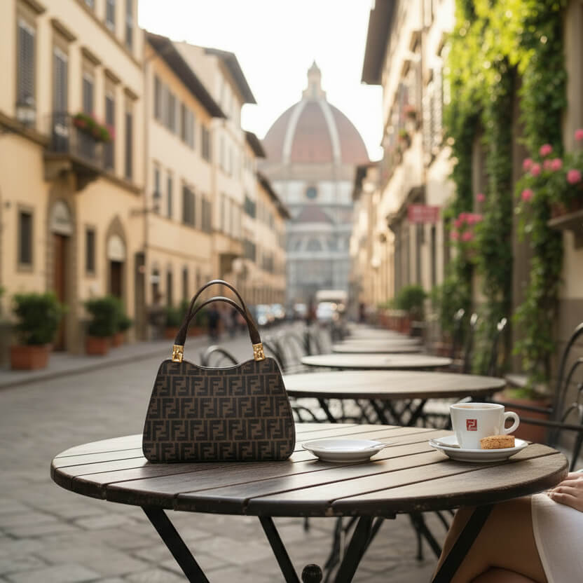 Fendi Borsa di Tela Zucca lifestyle